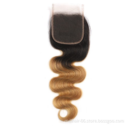1b/27 Ombre Bundles Full Cuticle Body Wave 1 Piece Brazilian Human Hair Weave Bundles 100% Virgin Human Hair Extensions